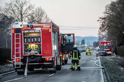 Altbach: Brand der Bikeschmiede - Feuerwehr im Grosseinsatz